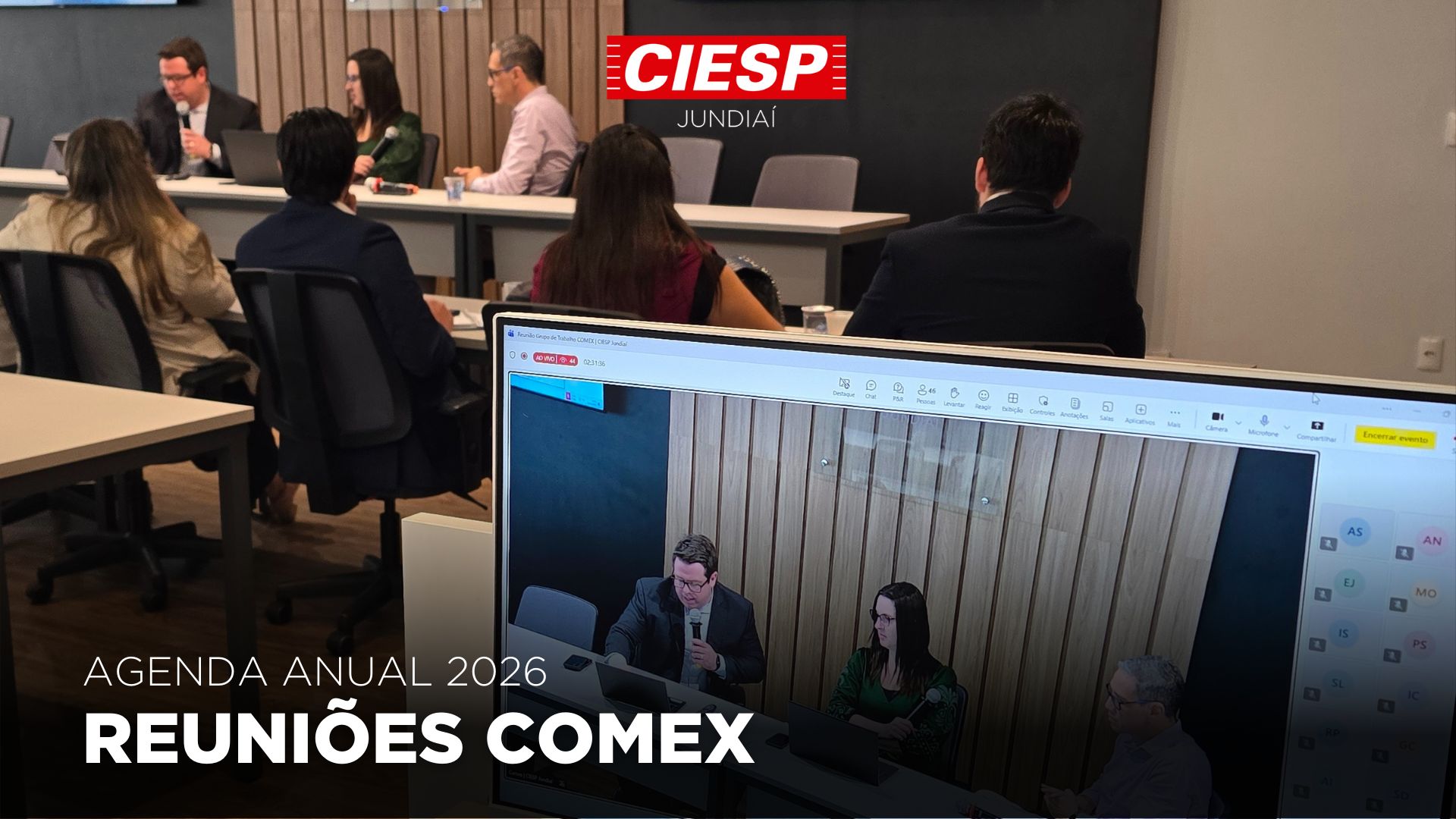 Confira o calendário de 2026 das Reuniões do Comex