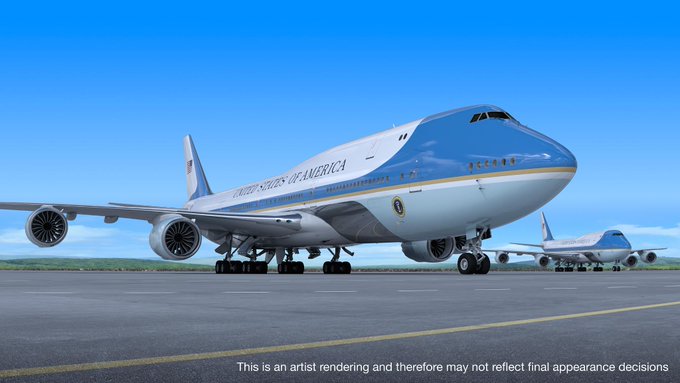 Boeing perdeu US$ 1,1 bilhão no contrato do Air Force One de Trump