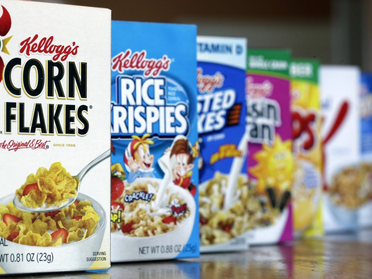 Ações da Kellogg saltam com planos de separação em três empresas