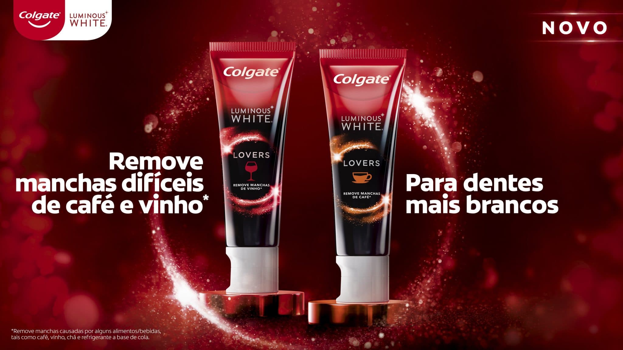 Colgate lança creme dental para apaixonados por café e vinho