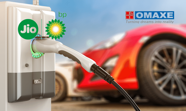 Omaxe faz parceria com Jio-bp para configurar infraestrutura de carregamento de veículos elétricos