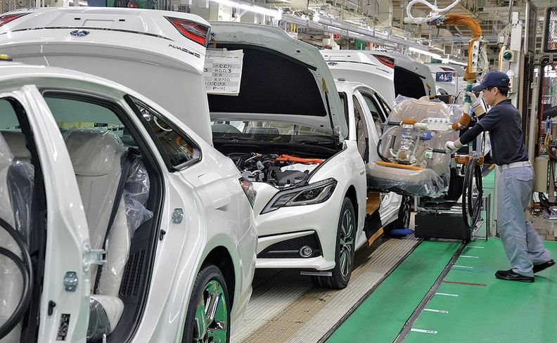 Toyota diminui produção de veículos