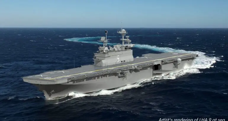 HII Recebe US$ 2,4 Bilhões Para Construir Navio De Assalto Anfíbio LHA 9