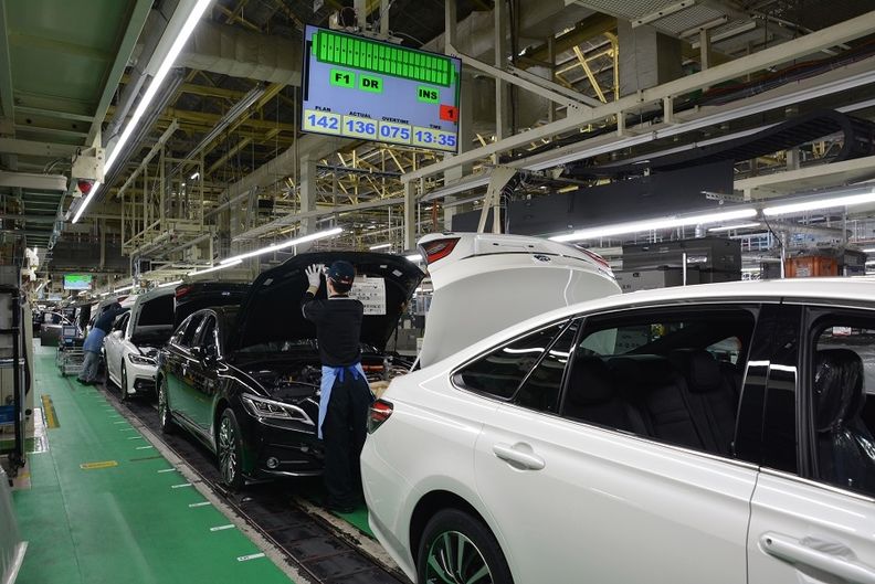 Toyota supera meta com produção global de outubro aumentando 23%