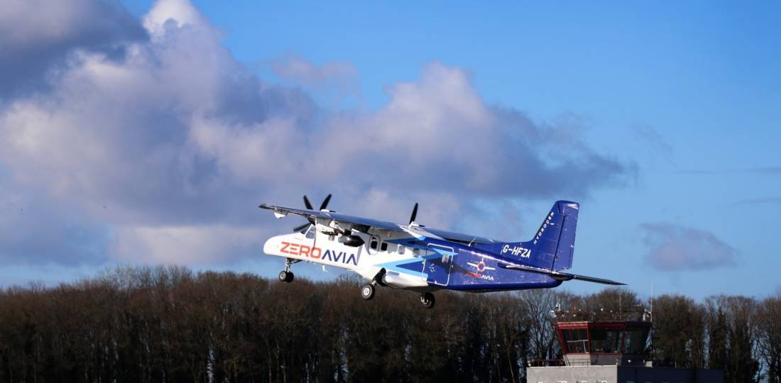 ZeroAvia realiza primeiro voo com avião movido a hidrogênio