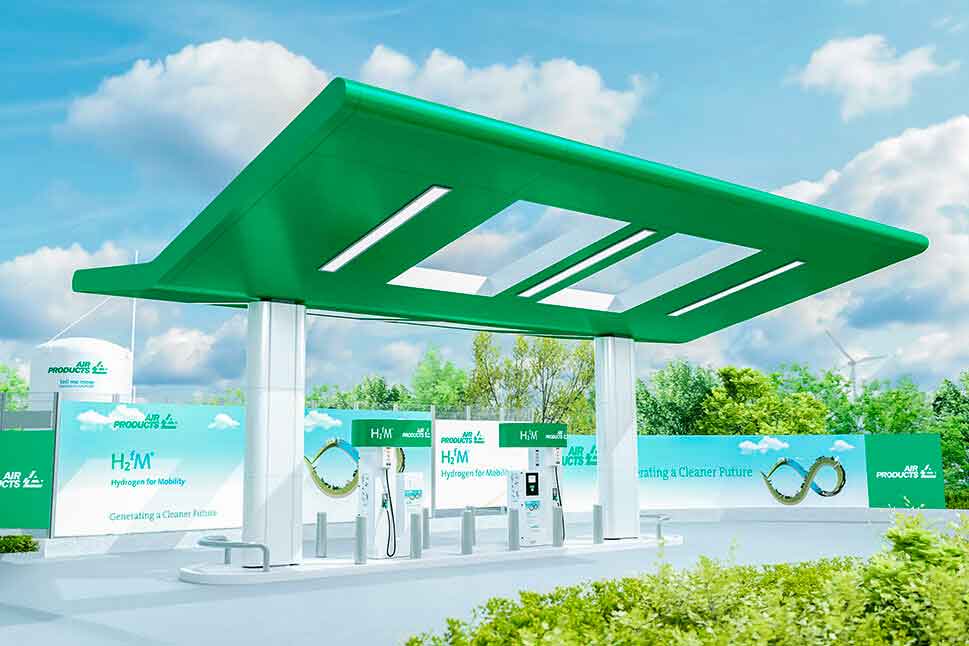 Air Products investe em projetos de hidrogênio verde e azul