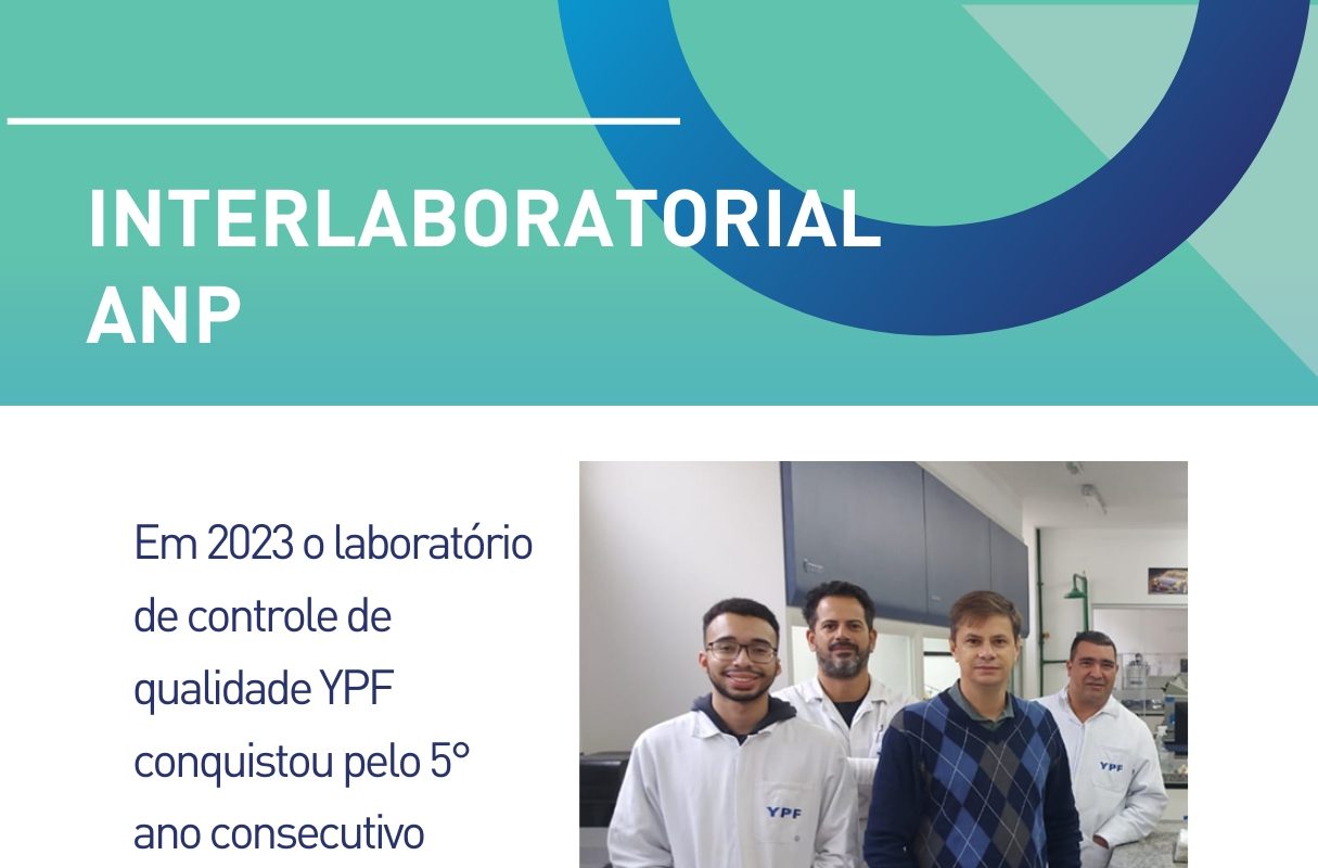 Pelo 5° ano consecutivo, laboratório da YPF Brasil atingem nota máxima de desempenho ANP