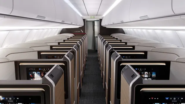 Companhias aéreas investindo em assentos premium