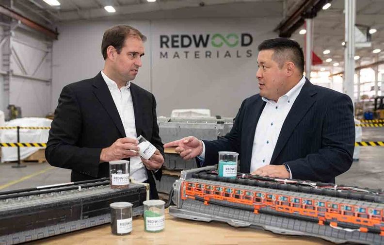 Fornecedor de baterias EV Redwood Materials levanta mais de US$ 1 bilhão para expandir as operações nos EUA