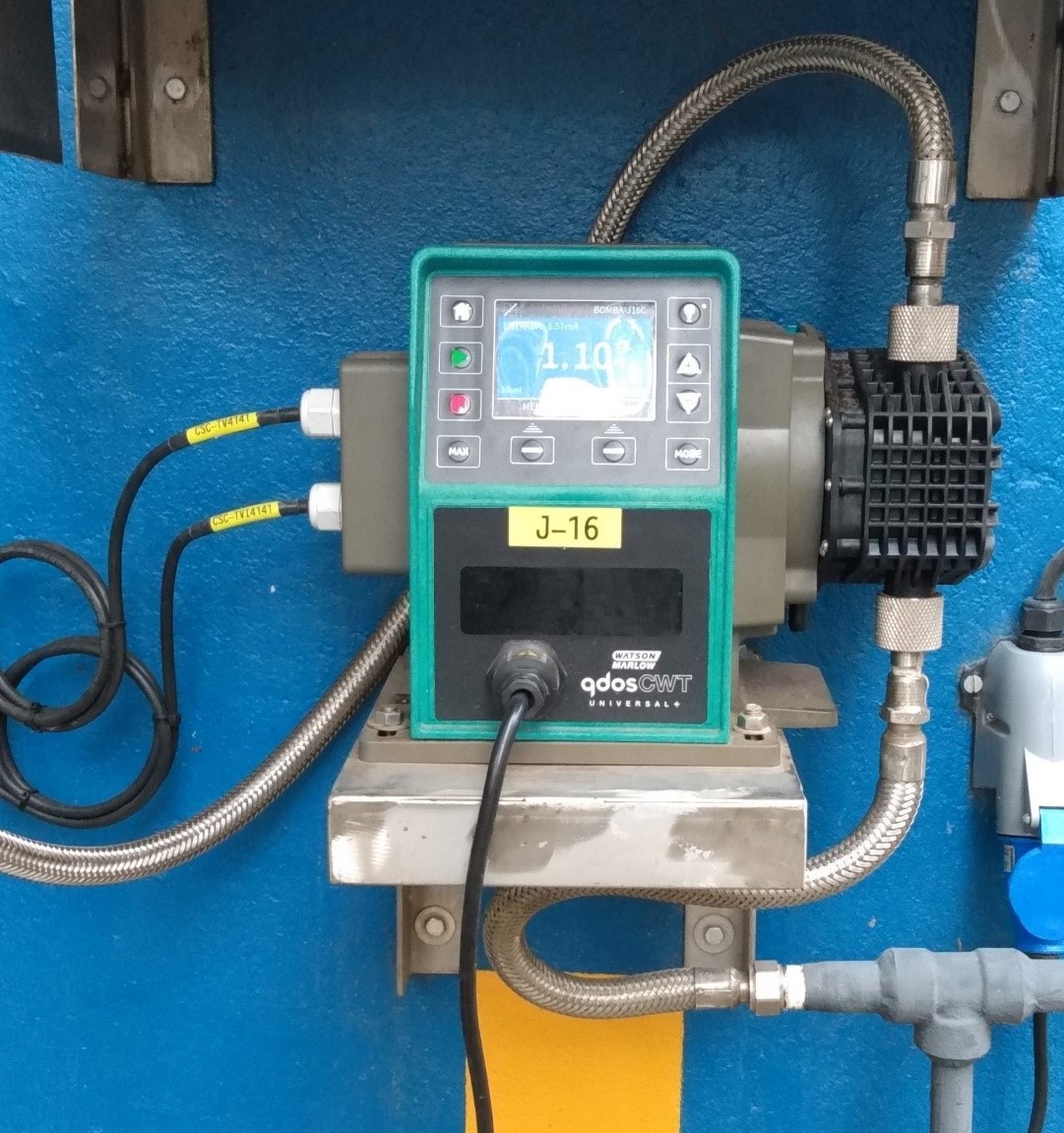 Rhodia testa com sucesso nova solução com a bomba Qdos CWT para dosagem do solvente ciclohexano em sua fábrica em Paulínia-SP