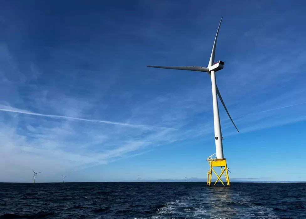 O maior parque eólico offshore da Escócia com potência total