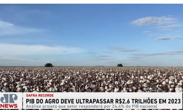 PIB do Agro deve ultrapassar R$ 2,6 trilhões em 2023