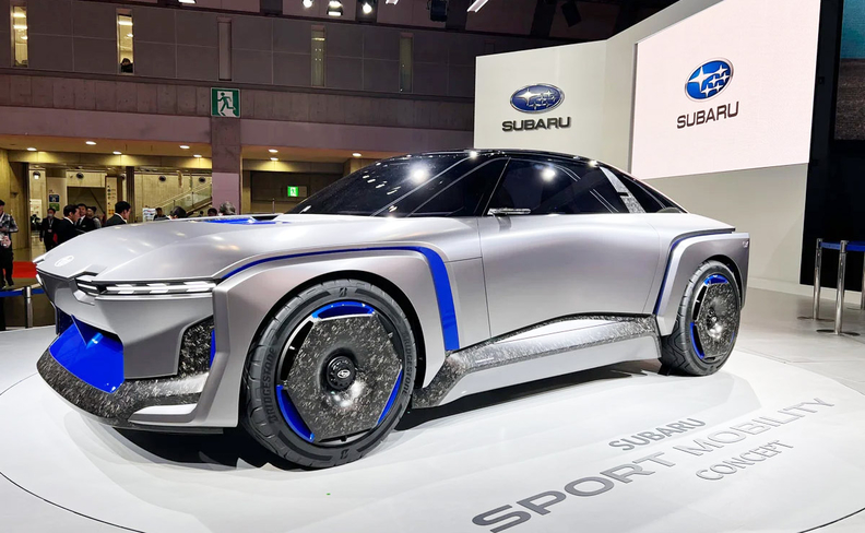 Subaru mostra veículos-conceito EV para terra e céu no Japão