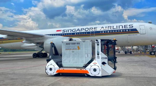 Veículo Autônomo de Bagagem no Changi Airport e Aurrigo