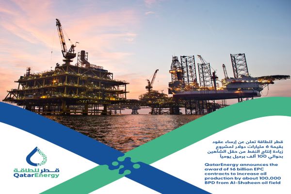 QatarEnergy Amplia Produção no Campo de Al-Shaheen