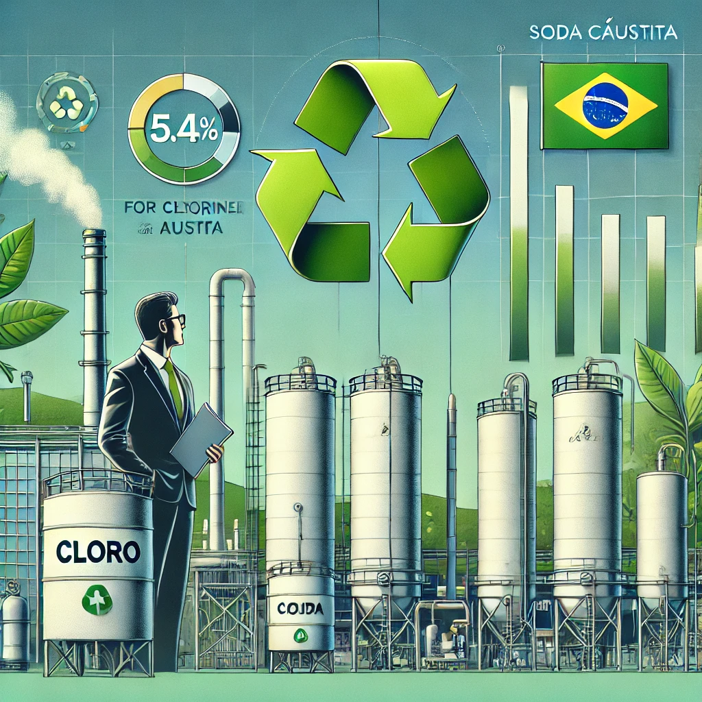Produção de cloro no Brasil cresce 5,4% em 2024: Destaques e Desafios