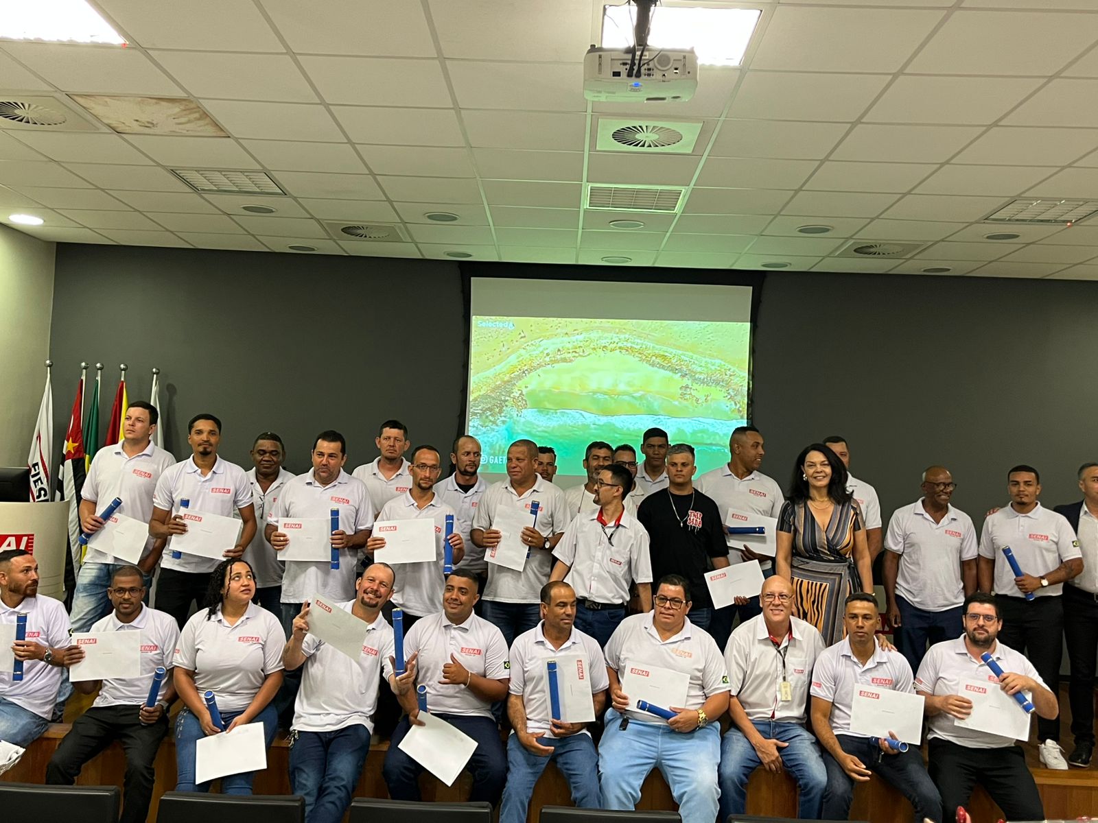 Parceria entre SindusCon-SP e Senai forma 35 profissionais para o mercado da Construção Civil