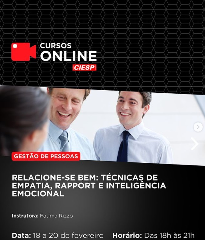 Ciesp Sorocaba promove curso sobre empatia, rapport e inteligência emocional