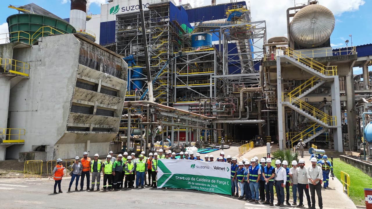 Valmet impulsiona desempenho operacional de Suzano Aracruz com entrega da Caldeira Auxiliar C