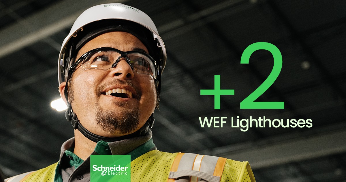 Schneider Electric recebe reconhecimento do Fórum Econômico Mundial por fábricas “Lighthouse” em El Paso e Pequim