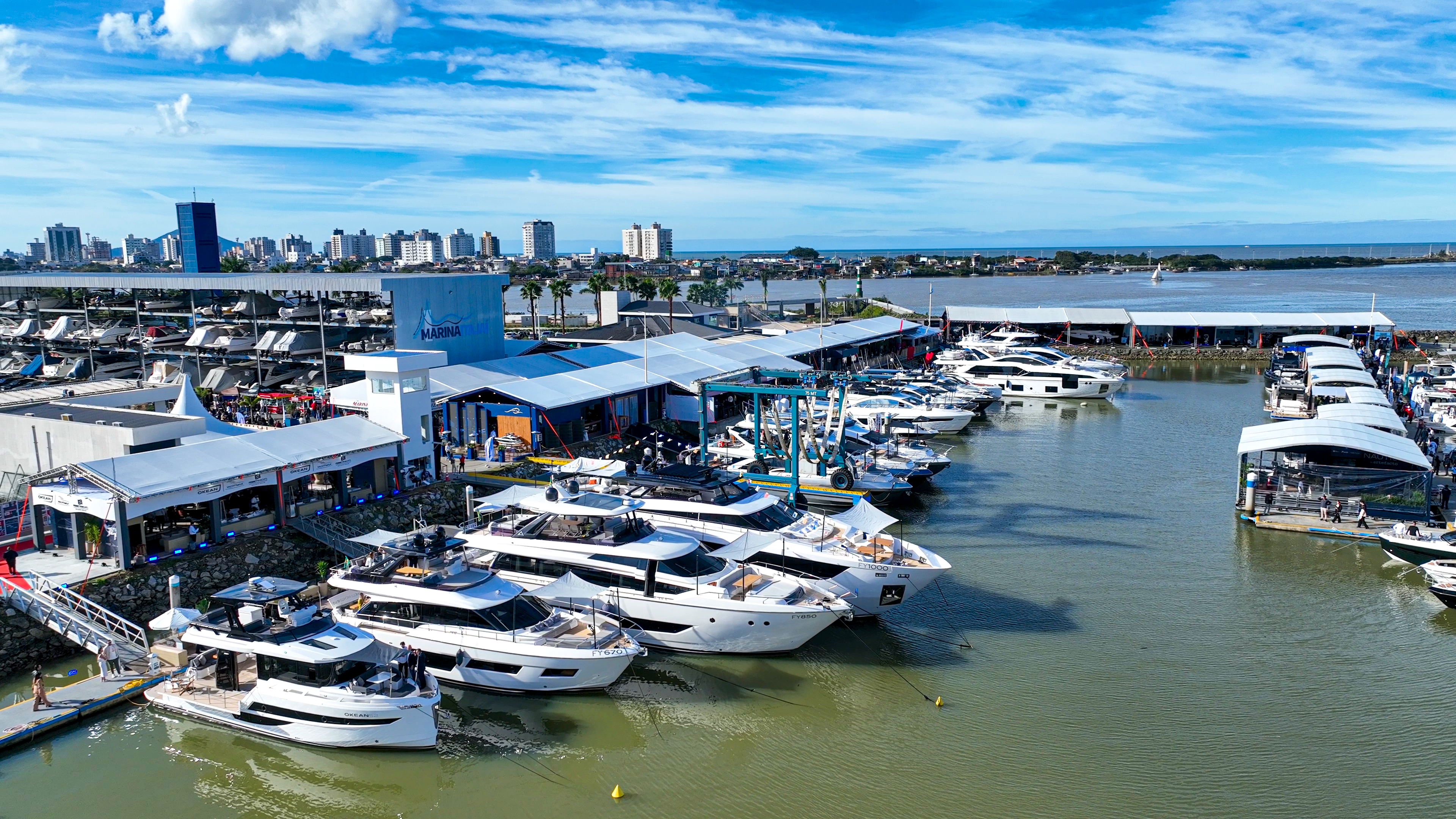 Marina Itajaí se consolida como vitrine náutica no Sul e impulsiona economia azul, gerando R$ 1,5 bi/mês em salários