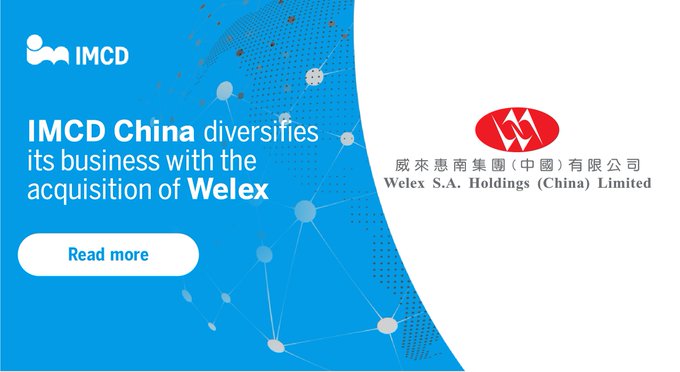 IMCD adquire distribuidora de especialidades químicas na China IMCD adquire distribuidora de especialidades químicas na China