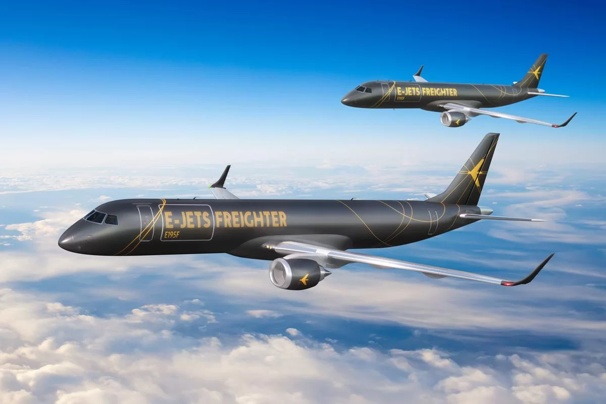 Embraer assina contrato firme para conversão de até 10 aeronaves cargueiras