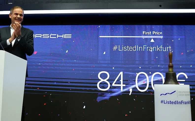 Porsche faz estreia comercial robusta em IPO histórico