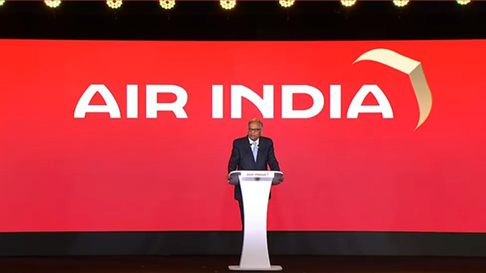 Tata Group revela novo logotipo para ex-companhia aérea nacional