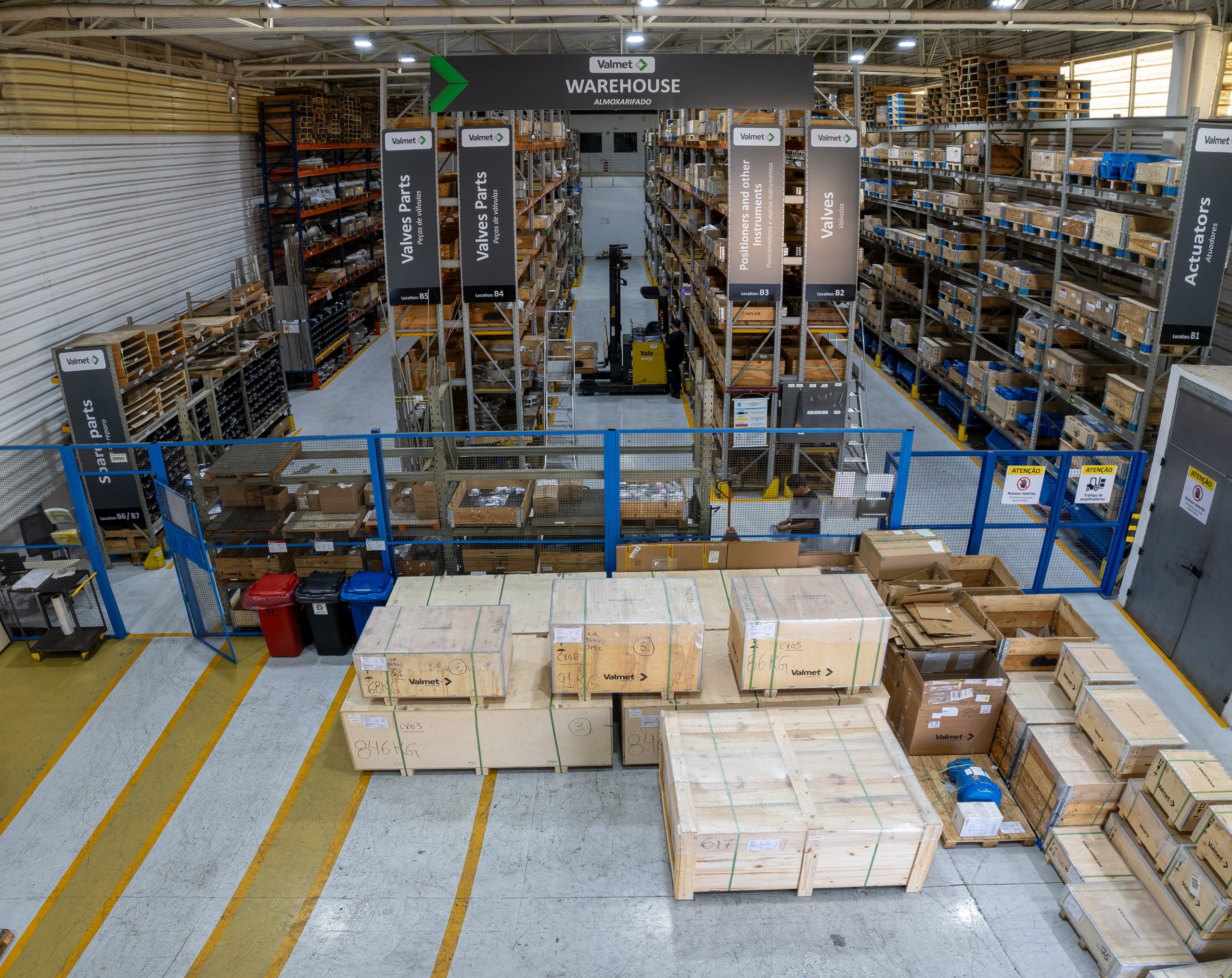 Valmet amplia estoque estratégico em Sorocaba para atender demanda da mineração