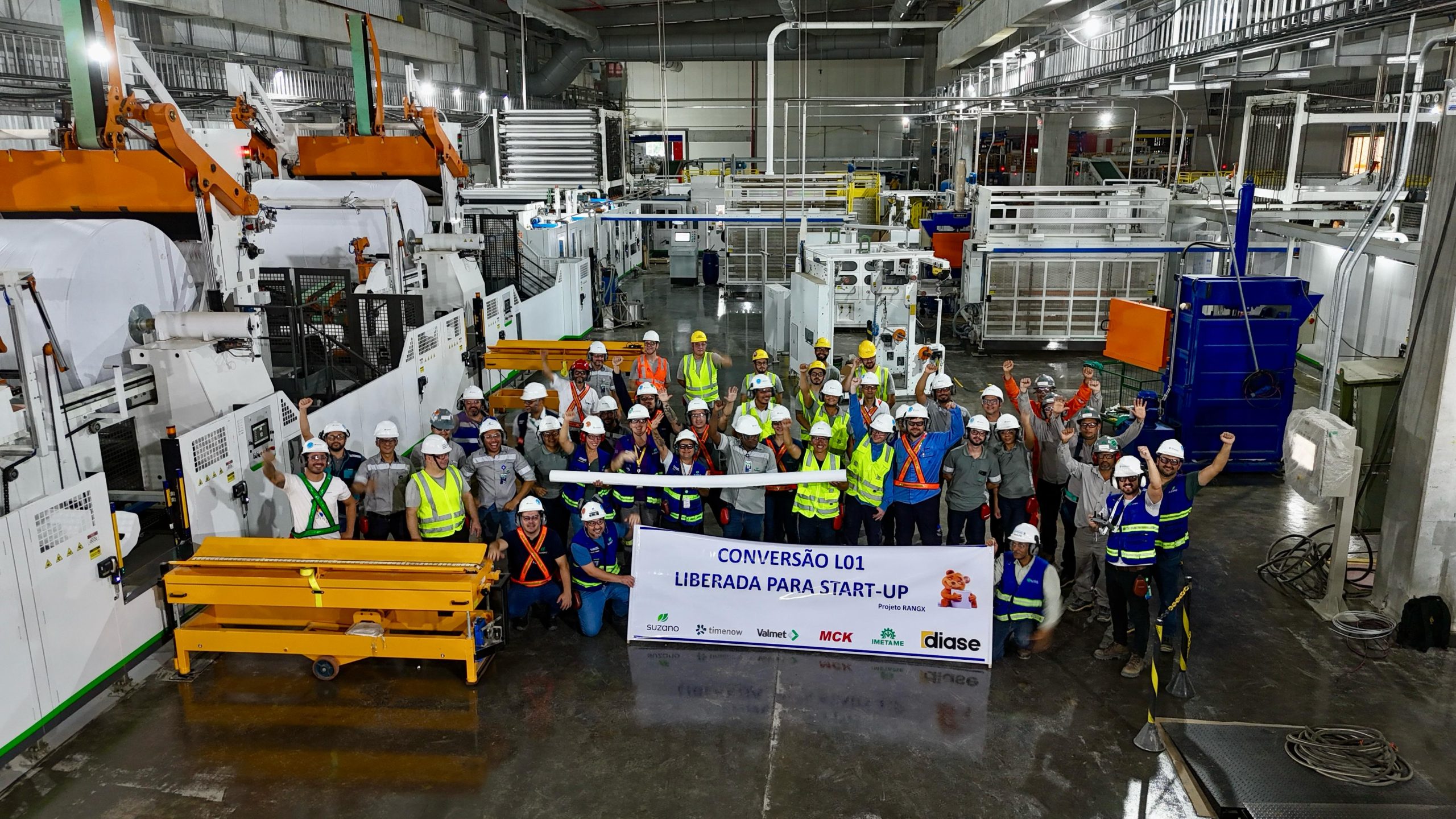 Valmet lidera tecnologias na nova fábrica de papel tissue da Suzano